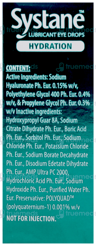 Systane Hydration Lubricant Eye Drops 10Ml